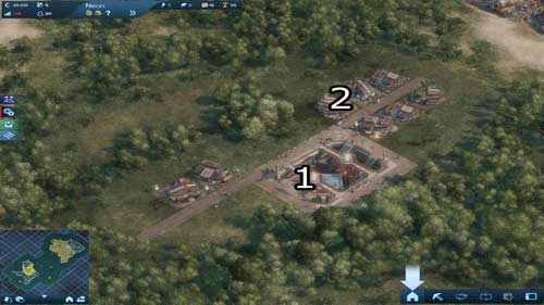 The next task is to choose the location for a City Center - Mission One - The Two-Year Plan - Chapter One: Shadows of the Past - Anno 2070 - Game Guide and Walkthrough