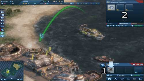 Upon arriving to the Warehouse (RMB), we need to unload the Steel - Mission One - The Two-Year Plan - Chapter One: Shadows of the Past - Anno 2070 - Game Guide and Walkthrough