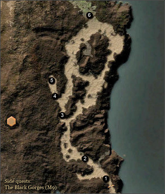 1 - Maps | The Black Gorges and the Jungle Side Quests - The Black Gorges and the Jungle - Arcania: Gothic 4 Game Guide