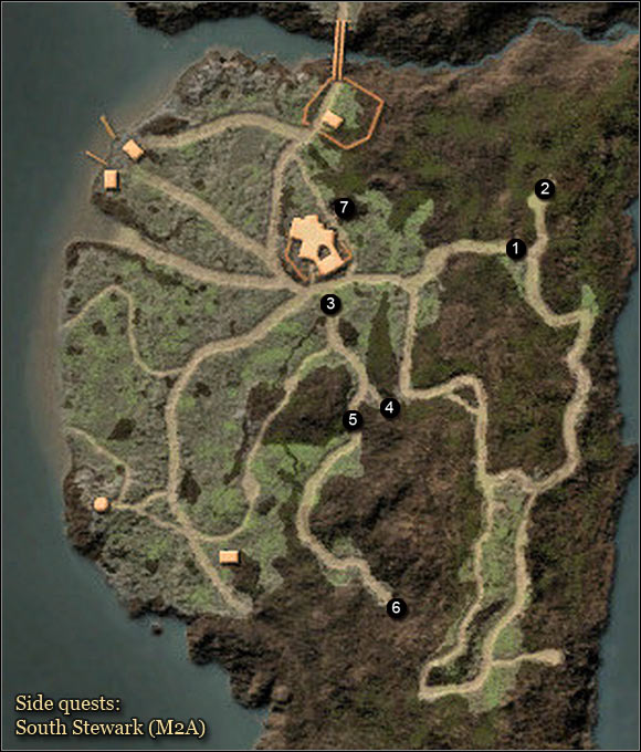1 - Maps | South Stewark Side Quests - South Stewark - Arcania: Gothic 4 Game Guide