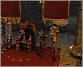 Note that you are in the throne room #1 (M12B, 19) - Quests - p. 3 | Thorniara Main Quests - Thorniara - Arcania: Gothic 4 Game Guide