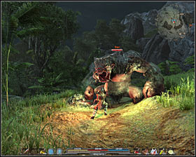 I advise you to use some defensive elixirs and prepare some strongest spells - Quests - p. 2 | The Black Gorges and the Jungle Main Quests - The Black Gorges and the Jungle - Arcania: Gothic 4 Game Guide