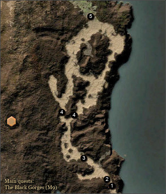 2 - Maps | The Black Gorges and the Jungle Main Quests - The Black Gorges and the Jungle - Arcania: Gothic 4 Game Guide