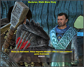 You can speak with some mages here: Milten and Ningal - Quests - p. 6 | Marshlands Main Quests - Marshlands - Arcania: Gothic 4 Game Guide