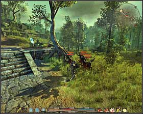 Go south (M7A, 10) to the hill where the ruins are located #1 - Quests - p. 4 | Marshlands Main Quests - Marshlands - Arcania: Gothic 4 Game Guide