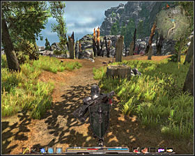 Choose the path leading north (M4, 4) #1 - Quests - p. 1 | Silverlake Main Quests - Silverlake - Arcania: Gothic 4 Game Guide