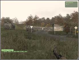 Left your cover and go on foot - Campaign - Mission 3 - Amphibious Assault - Campaign - ArmA II - Game Guide and Walkthrough