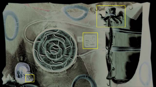 Look at the second (a bigger one) picture on the wall and remember it (its the second hint to the random picture puzzle) - Two rooms behind the same door - First tower - Armikrog - Game Guide and Walkthrough