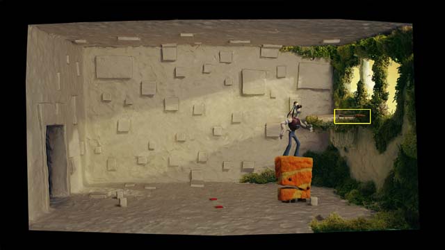 Jump on the orange creature and take a lever which is lying on the right - Extend the tower - Second tower - Armikrog - Game Guide and Walkthrough