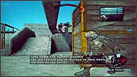 Youll find yourself in front of a wooden box - Aggro Training | Walkthrough - Walkthrough - Army of Two Game Guide & Walkthrough