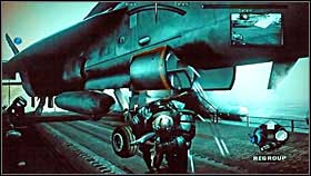 Now you have to get to the command deck and speak with carriers captain - Aircraft carrier | Walkthrough - Walkthrough - Army of Two Game Guide & Walkthrough