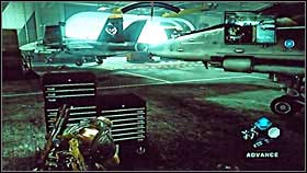 You have to get on the other side of this area, from cover to cover - Aircraft carrier | Walkthrough - Walkthrough - Army of Two Game Guide & Walkthrough