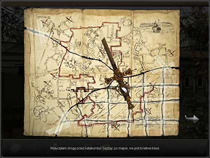 Time to set the last part of the path (29 LMB presses) - after making almost a whole circle Nicole manages to create the last part of the route (she makes a comment on that) - Paris, France, April 23, 2008 - Montmartre Cemetery - part 2 - April 23, 2008 - Art of Murder: Hunt For The Puppeteer - Game Guide and Walkthrough