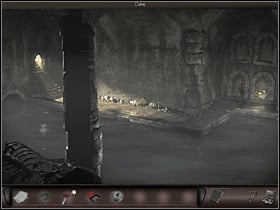 After passing the trouble spot she continues on to the right until she reaches Louis, Jack, and the solution to the mystery - Paris, France, April 23, 2008 - Montmartre Cemetery - part 2 - April 23, 2008 - Art of Murder: Hunt For The Puppeteer - Game Guide and Walkthrough