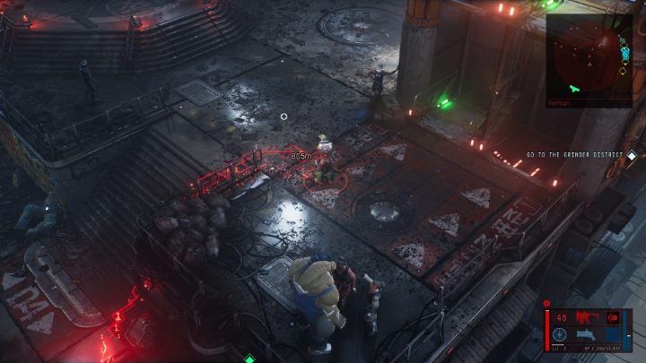 In the game, you can enable a line, which will show you the number of remaining meters and directly indicate the path to the goal of the mission – you just need to follow the the red line - The ascent: mission objectives – how to find them? - FAQ - The Ascent Guide