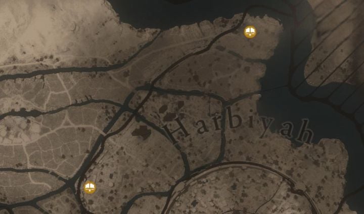 There are 2 lost books in the Harbiyah region - AC Mirage: All Lost Books - AC Mirage: Secrets and Collectibles - AC Mirage Guide