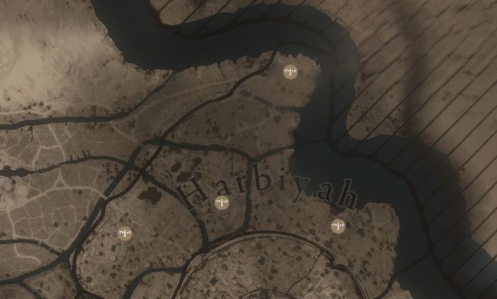 There are 4 viewpoints in the Harbiyah region - AC Mirage: All Viewpoints - AC Mirage: Secrets and Collectibles - AC Mirage Guide
