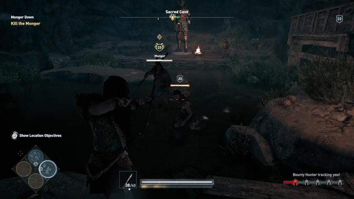 Fight with the Monger who is also a member of the Cult of Kosmos - AC Odyssey: Land of the Lawless - Main Storyline - Assassins Creed Odyssey Guide