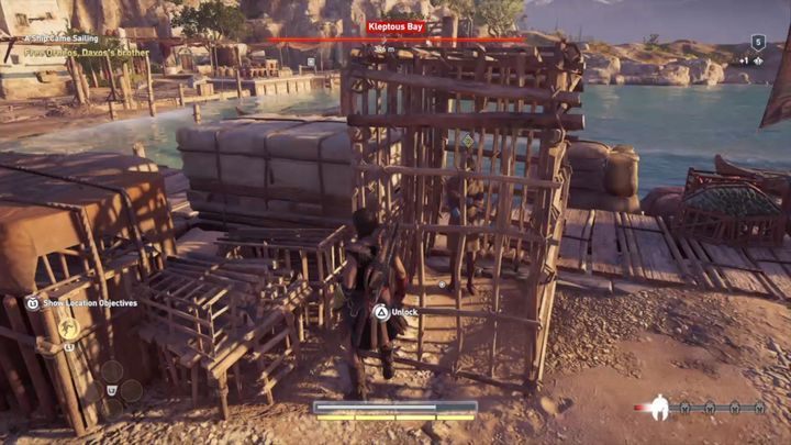 Mission start: Pronnoi Peninsula, near the gulf - AC Odyssey: Kephallonia Islands, Side Quests - Side Quests - Assassins Creed Odyssey Guide