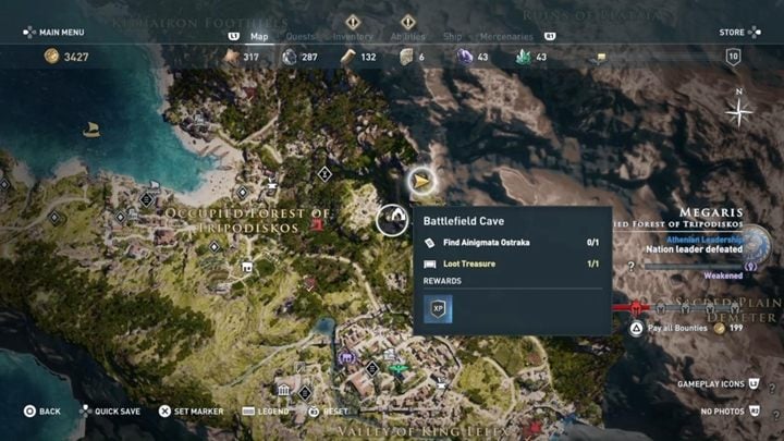 2 - AC Odyssey: Megaris, Side Quests - Side Quests - Assassins Creed Odyssey Guide