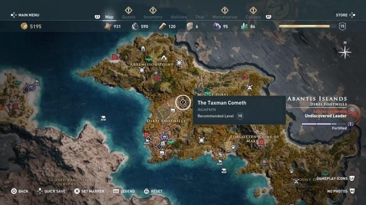 Assassin's Creed Odyssey Abantis Islands: how to complete the side quests