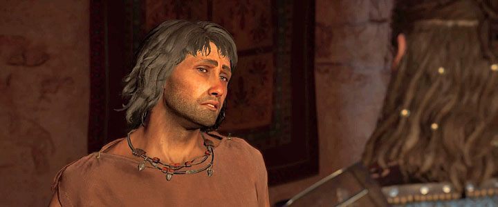 In this area you will meet Mikkos - AC Odyssey: Hephaistos Islands Map - tombs, ostracons, documents, secrets - World Atlas - Assassins Creed Odyssey Guide