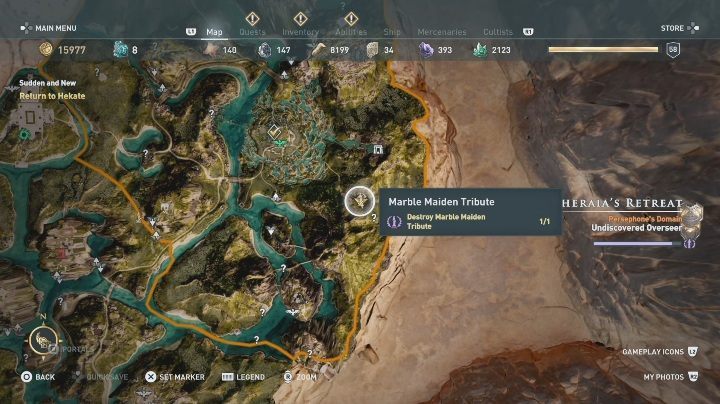 2 - AC Odyssey Fate of Atlantis: Pheraias Retreat, Marble Maiden Tribute - Marble Maiden Tribute - Assassins Creed Odyssey Guide
