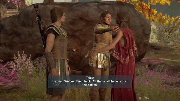 You can only ignite the affair at the end of your adventure, after completing the Blood for Aphrodite task - AC Odyssey: Thyia - Romance - Romances - Assassins Creed Odyssey Guide
