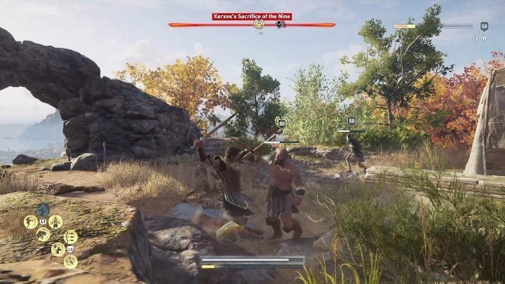 This opponent has a companion guard around him and several animals at his disposal - AC Odyssey Legacy of the first blade DLC: Order of Hunters - Order of the Ancients - Assassins Creed Odyssey Guide