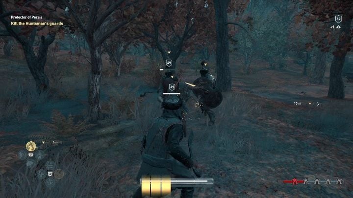 Before fighting the main opponent you must kill his companions - AC Odyssey Legacy of the first blade DLC: Order of Hunters - Order of the Ancients - Assassins Creed Odyssey Guide