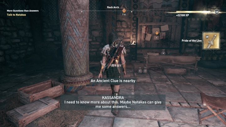How to unlock: You must pick up one of the notes marked in orange on the map - AC Odyssey Legacy of the first blade: Side Quests - Episode 1 - Side Quests - Assassins Creed Odyssey Guide