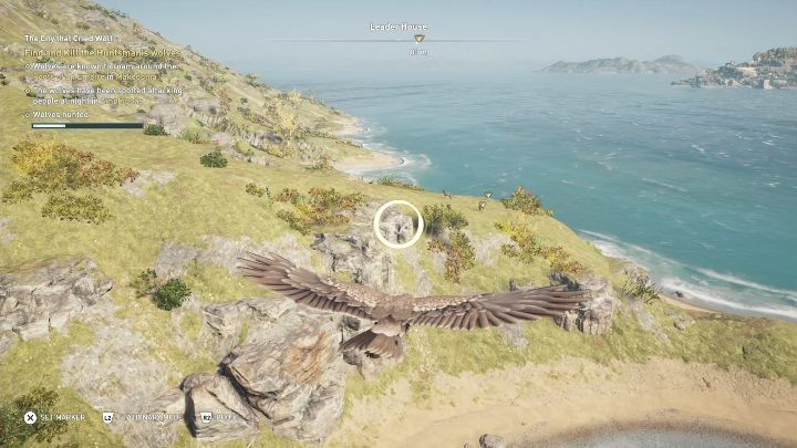 To get rid of all wolves you have to get closer to their hiding places, track them down and eliminate them - AC Odyssey Legacy of the first blade: Side Quests - Episode 1 - Side Quests - Assassins Creed Odyssey Guide