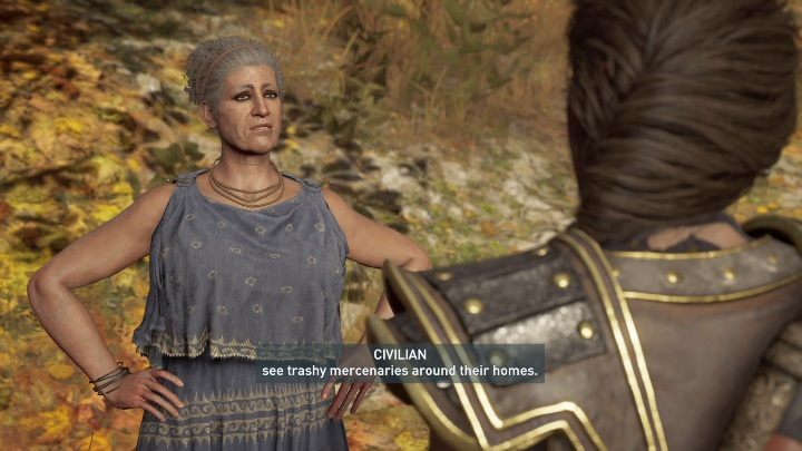 How to unlock: Talk with the old lady - AC Odyssey Legacy of the first blade: Side Quests - Episode 1 - Side Quests - Assassins Creed Odyssey Guide