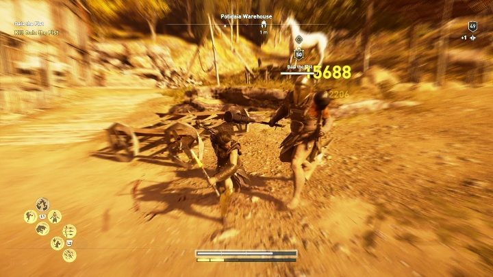 Gaia The Fist has no animal to help her in battle - AC Odyssey Legacy of the first blade: Side Quests - Episode 1 - Side Quests - Assassins Creed Odyssey Guide