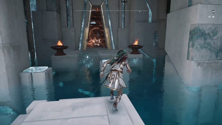 To get inside this location, you need to enter the cave located near the water - AC Odyssey Fate of Atlantis: Insight of Blessings, Perception of Hermes - Perception of Hermes - Assassins Creed Odyssey Guide