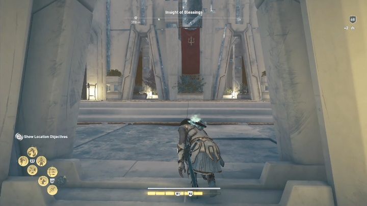 This location doesnt have many side rooms and corridors - AC Odyssey Fate of Atlantis: Insight of Blessings, Perception of Hermes - Perception of Hermes - Assassins Creed Odyssey Guide