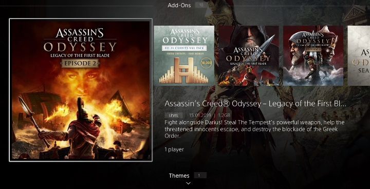 Find Assassins Creed Odyssey: Legacy of the First Blade Episode 2 in the PlayStation Store - AC Odyssey Legacy of the first blade: How to start DLC? - Additional Content - Assassins Creed Odyssey Guide