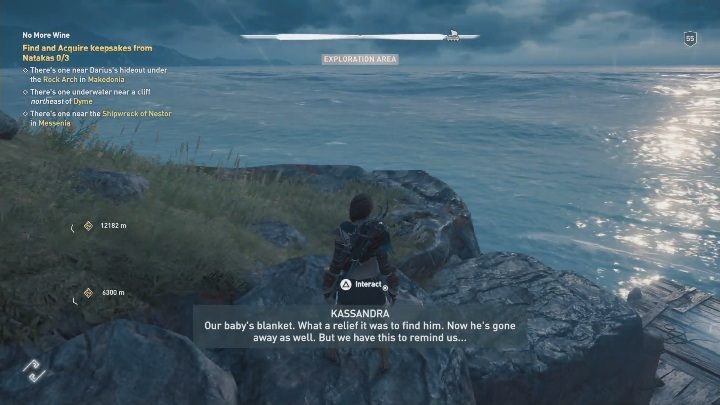 Your objective is to find three items - AC Odyssey Legacy of the first blade: Side Quests - Episode 3 - Side Quests - Assassins Creed Odyssey Guide