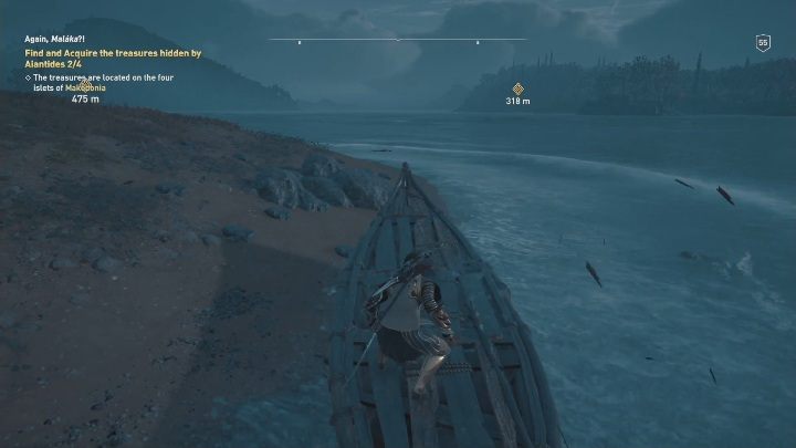 The goal is to find four treasures - AC Odyssey Legacy of the first blade: Side Quests - Episode 3 - Side Quests - Assassins Creed Odyssey Guide