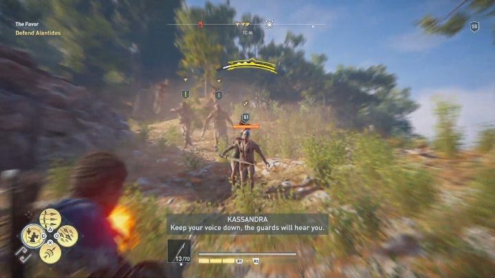 You have to find and defend Aiantides - AC Odyssey Legacy of the first blade: Side Quests - Episode 3 - Side Quests - Assassins Creed Odyssey Guide