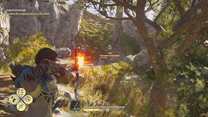 The totem was taken by the wolves - The Image of Faith - Side Quests in Assassins Creed Odyssey - Free DLC Side Quests - Assassins Creed Odyssey Guide