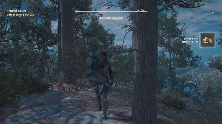Your final task is to find silver birch - A Poets Legacy - Side Quests in Assassins Creed Odyssey - Free DLC Side Quests - Assassins Creed Odyssey Guide