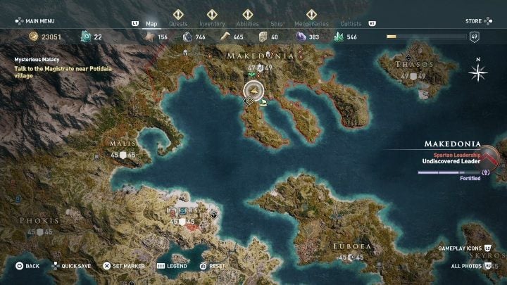 You will start this mission by talking to a stranger - AC Odyssey Legacy of the first blade: Hunting the Huntsman - Episode 1 - Assassins Creed Odyssey Guide