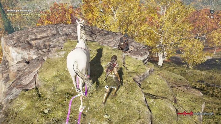 You will start this mission by talking to Darius near Olynthos Fortress - AC Odyssey Legacy of the first blade: Hunting the Huntsman - Episode 1 - Assassins Creed Odyssey Guide