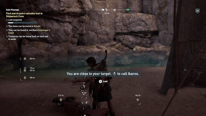 Another item you will find in the cave, by the beach - AC Odyssey Legacy of the first blade: Chasing the Storm - Episode 2 - Shadow Heritage - Assassins Creed Odyssey Guide