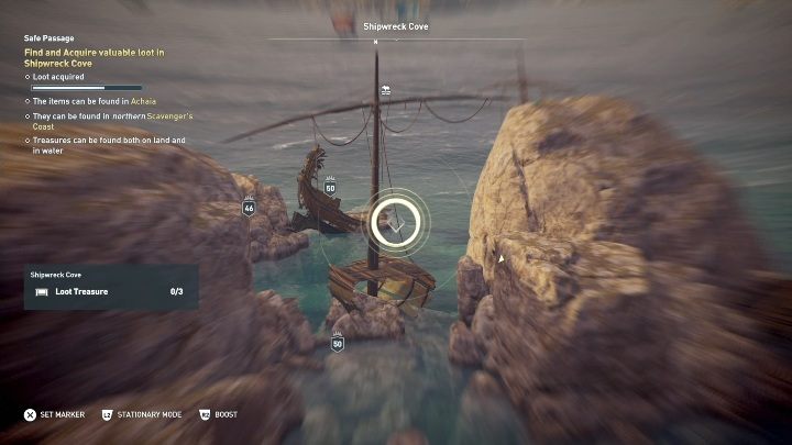 You will find other items in the surrounding waters - AC Odyssey Legacy of the first blade: Chasing the Storm - Episode 2 - Shadow Heritage - Assassins Creed Odyssey Guide