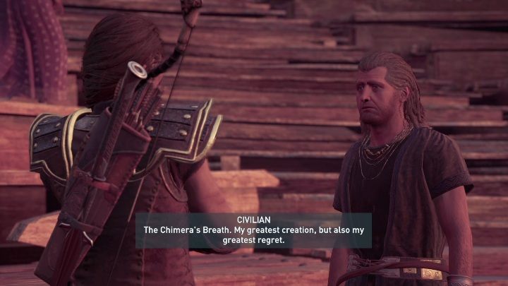 Go to the amphitheater and talk to a man sitting in the auditorium - AC Odyssey Legacy of the first blade: Chasing the Storm - Episode 2 - Shadow Heritage - Assassins Creed Odyssey Guide