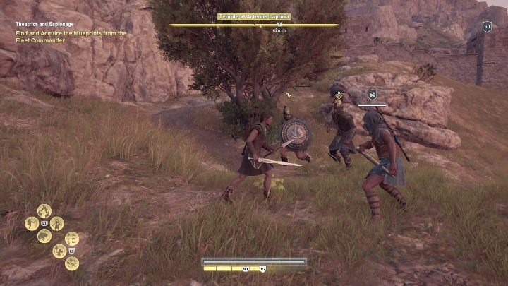 One of your opponents has the documents you need to get - AC Odyssey Legacy of the first blade: Chasing the Storm - Episode 2 - Shadow Heritage - Assassins Creed Odyssey Guide