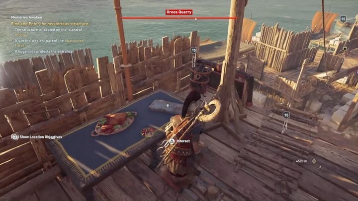 Location of Ainigmata Ostraka: Oreos Quarry, Eubuea - AC Odyssey: Ainigmata Ostraka in Abantis Islands - Ainigmata Ostraka - Assassins Creed Odyssey Guide