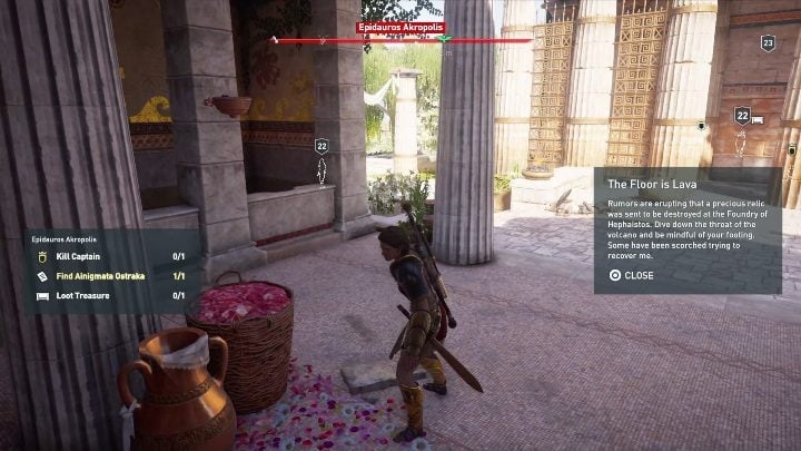 Location of Ainigmata Ostraka: Go to the enemy camp - AC Odyssey: Ainigmata Ostraka in Argolis - Ainigmata Ostraka - Assassins Creed Odyssey Guide